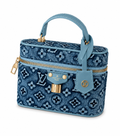 Vora Denim Mini Vanity Bag