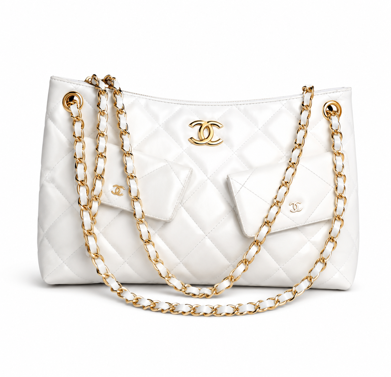 Vora Chain Shoulder Tote Bag