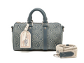 Lv Monogram Denim Speedy Style Crossbody Bag