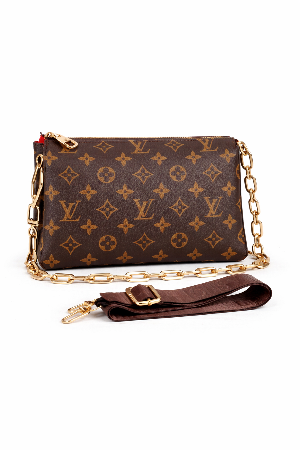 Vora Pattern Chain Crossbody Bag