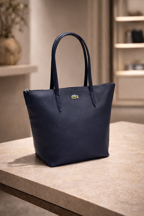 Classic Black Minimal Tote Bag