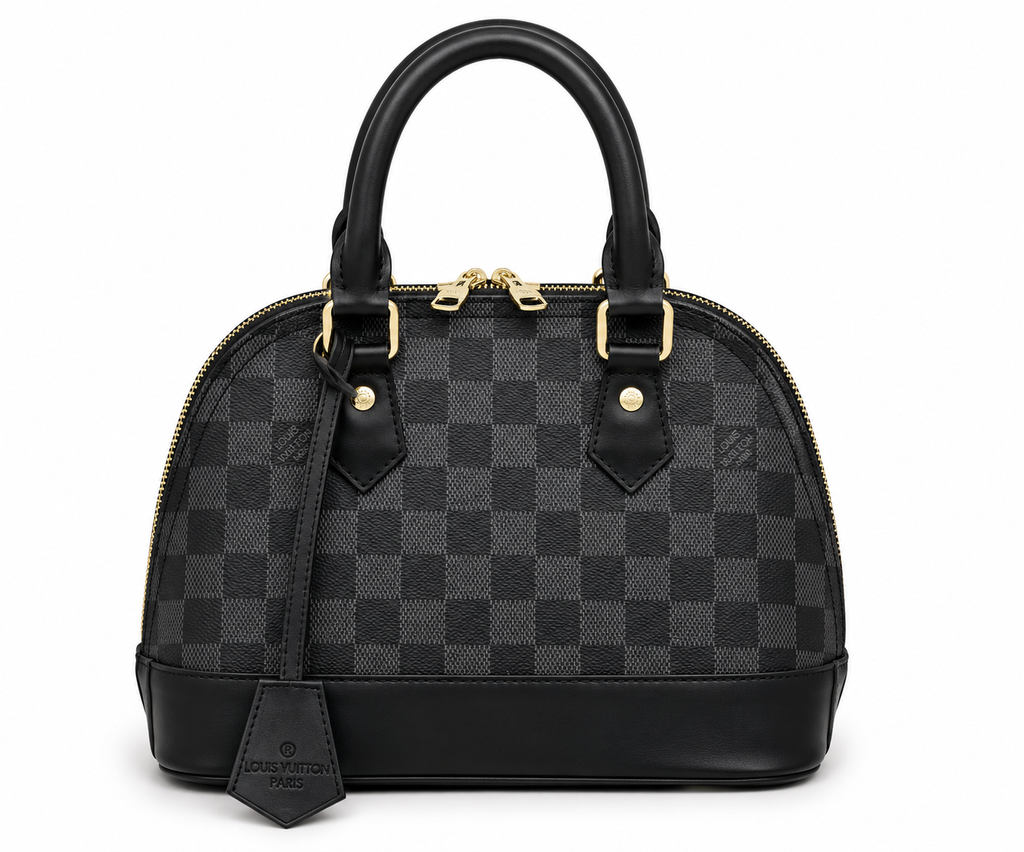 Vora Checkered Dome Handbag