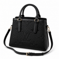 Vora Textured Leather Top Handle Tote Bag