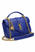Vora Black Flap Chain Shoulder Bag