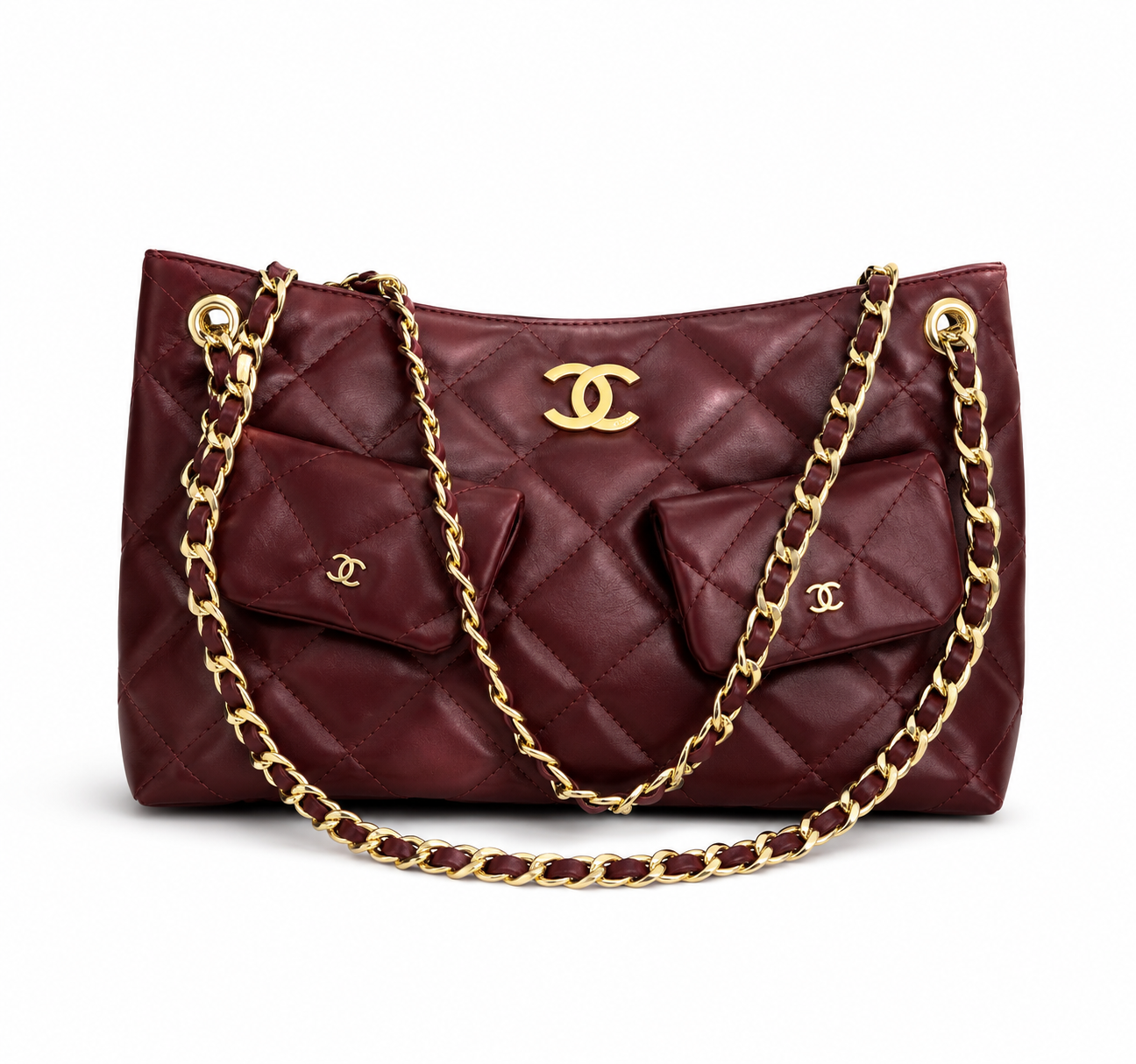 Vora Chain Shoulder Tote Bag