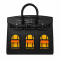 Her Top Handle Tote Bag
