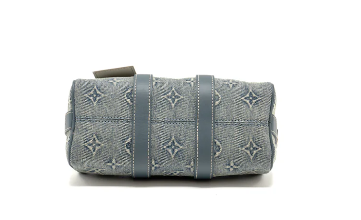 Lv Monogram Denim Speedy Style Crossbody Bag