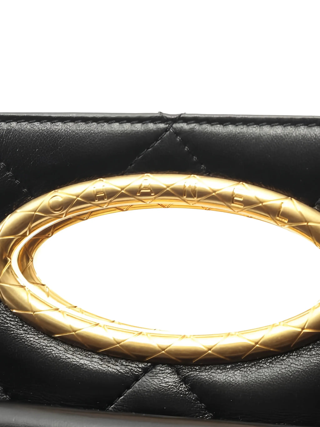 Chnl Quilted Chain Clutch Crossbody Bag