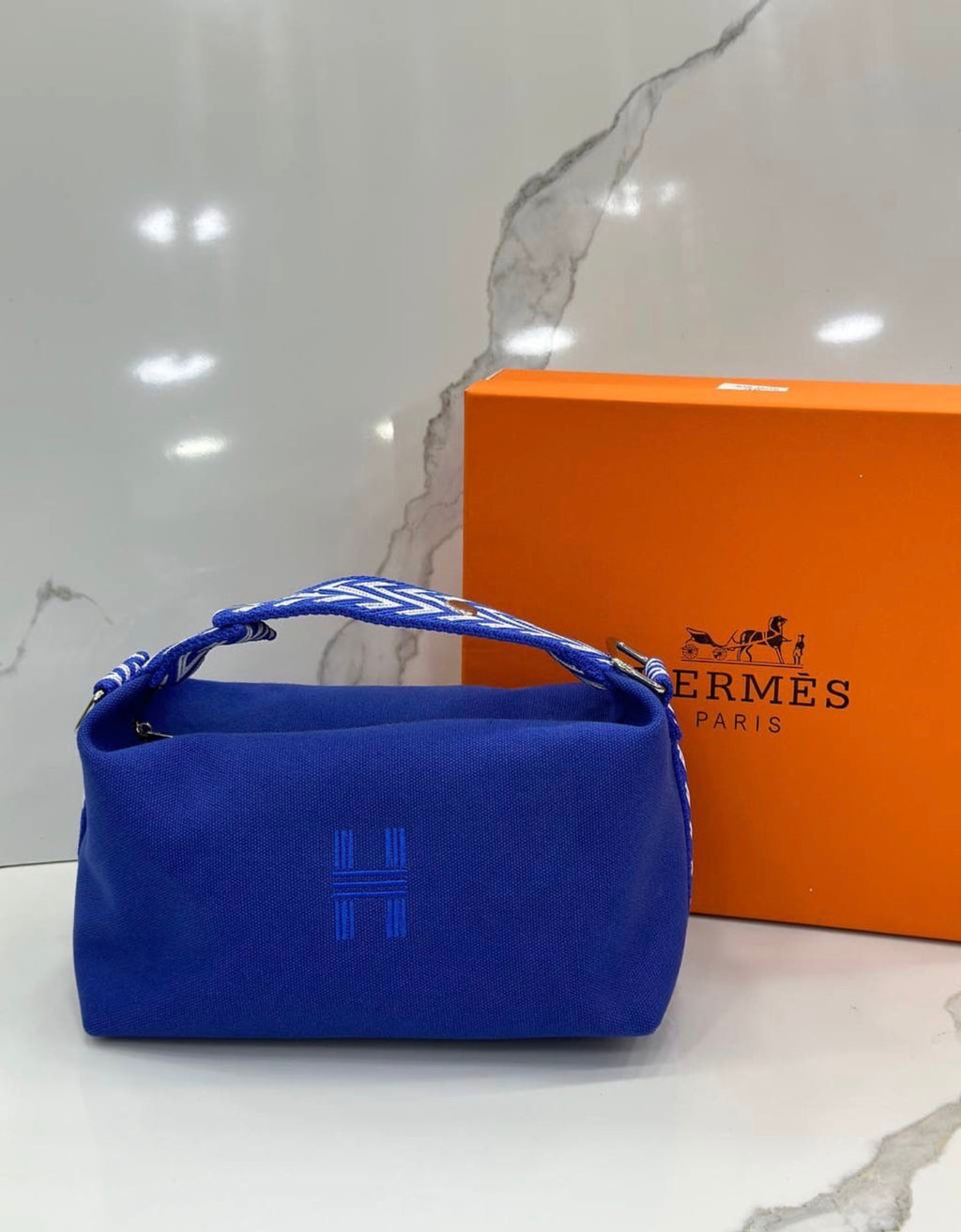 HER Canvas Top Handle Cosmetic Pouch