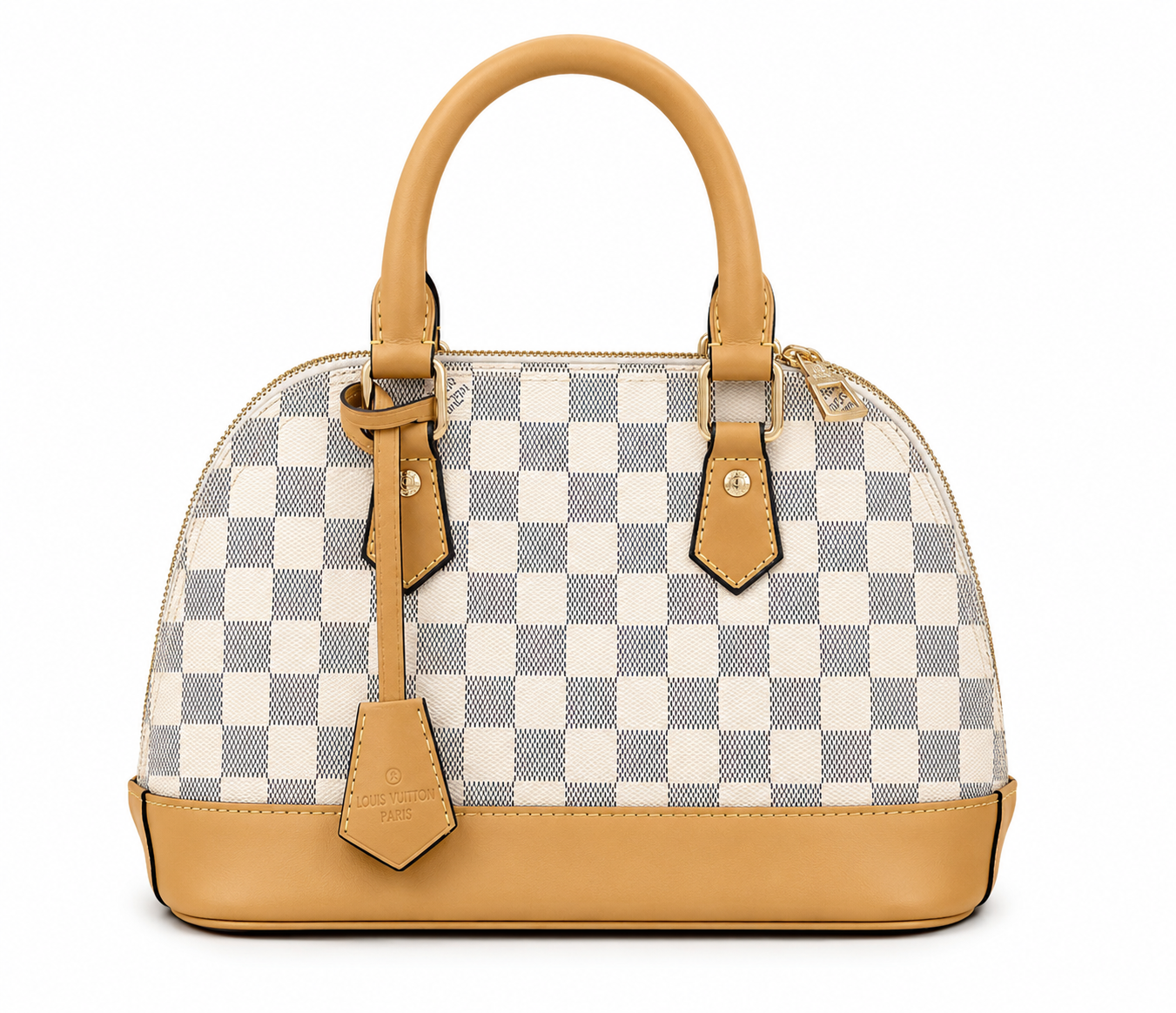 Vora Checkered Dome Handbag
