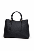 Vora Embossed Tote Handbag with Strap