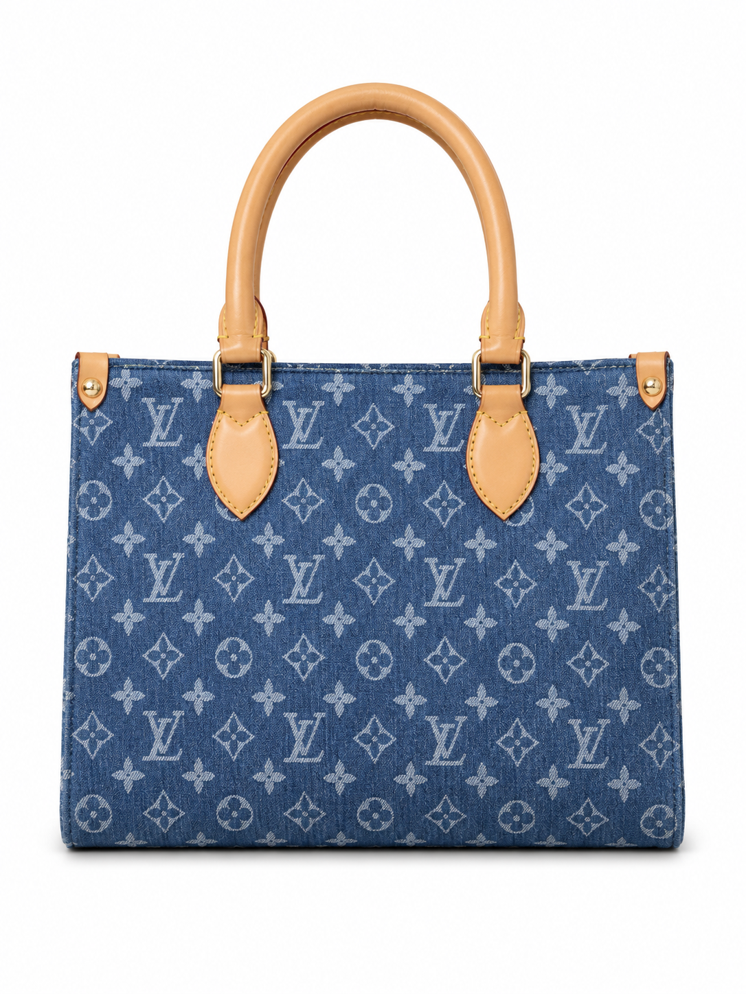 Vora Monogram Blue Canvas Handbag
