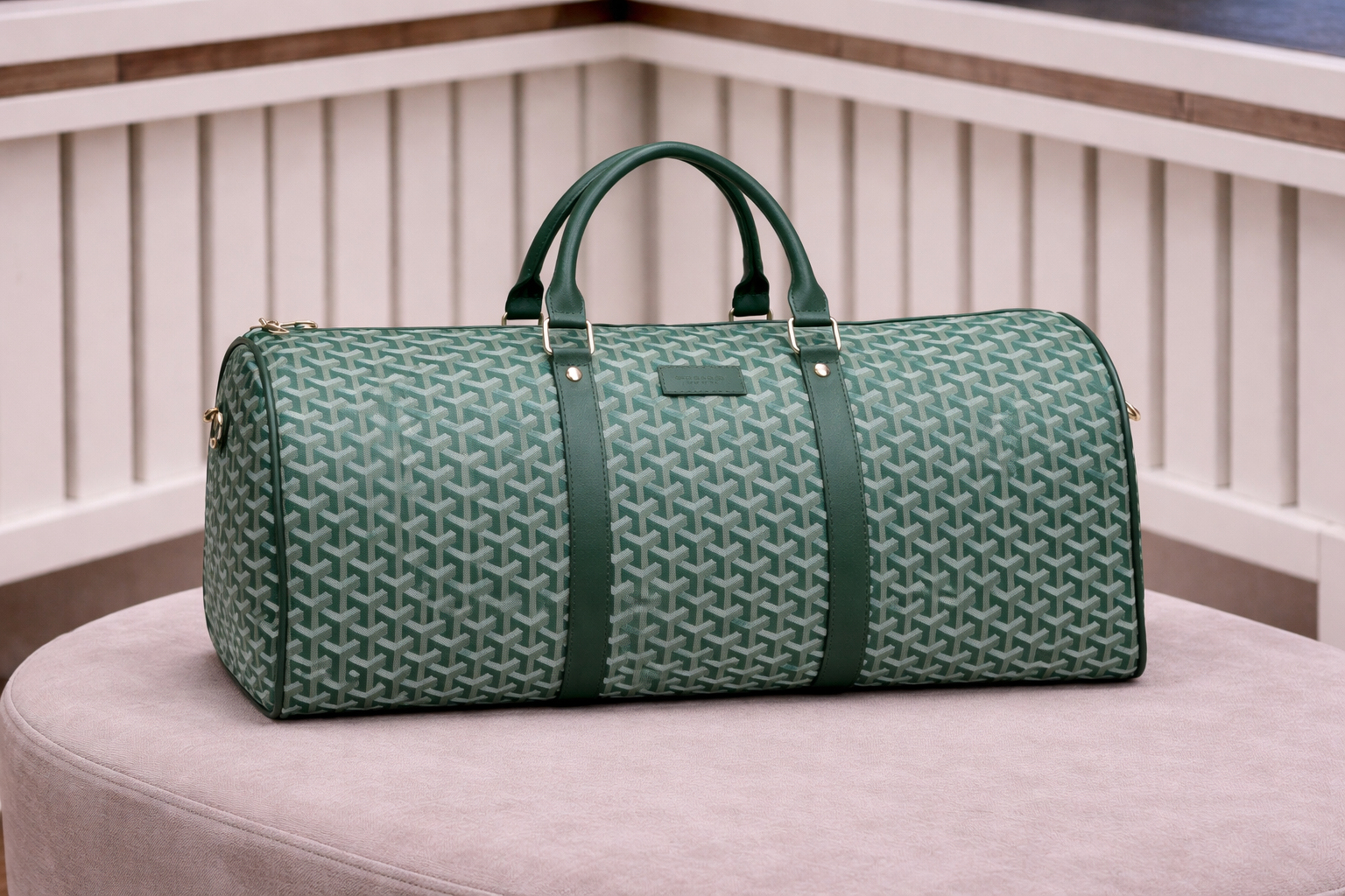 Vora Pattern Travel Duffel Bag