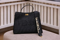 Luxury F Monogram Shopper Tote Bag