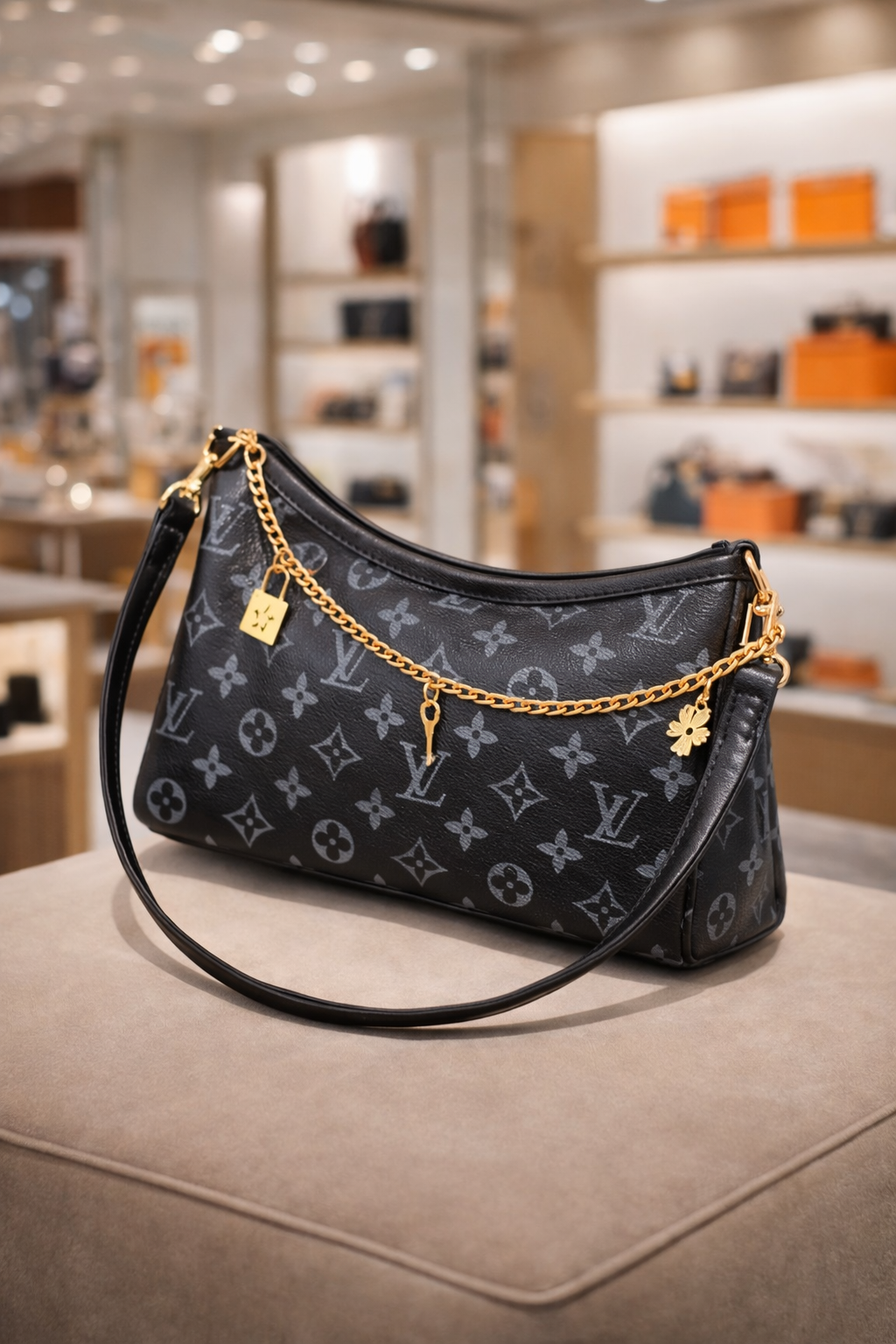 Vora Monogram Pochette Shoulder Bag