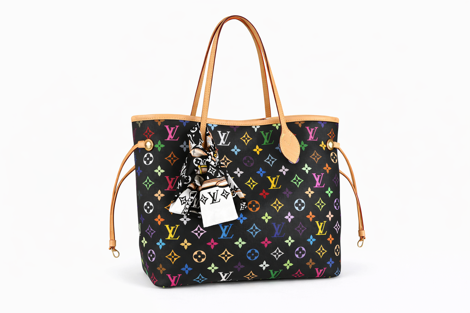 Lv Printed Tote Shoulder Bag with Pouch