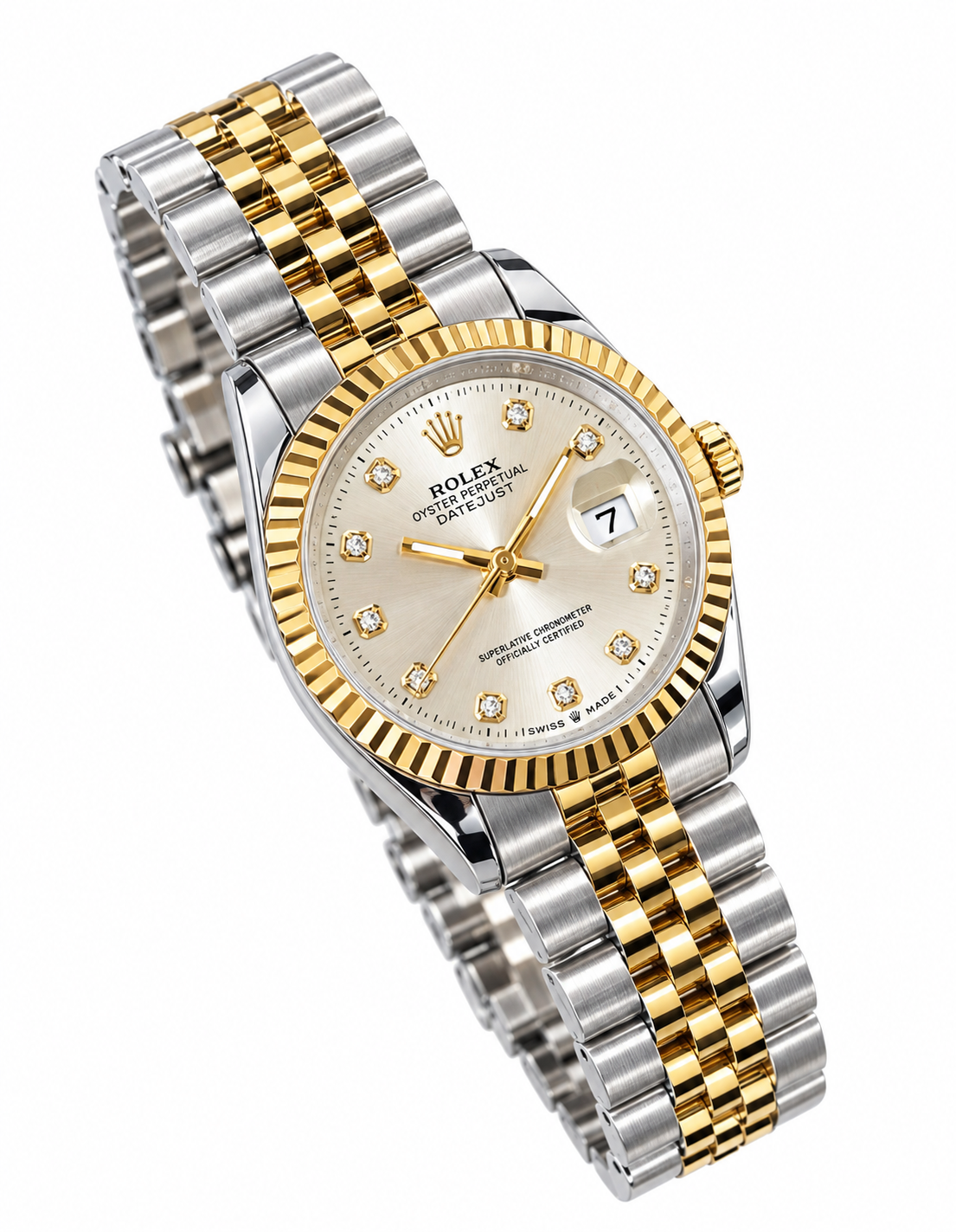 Rolex Datejust Two-Tone Gold & Silver