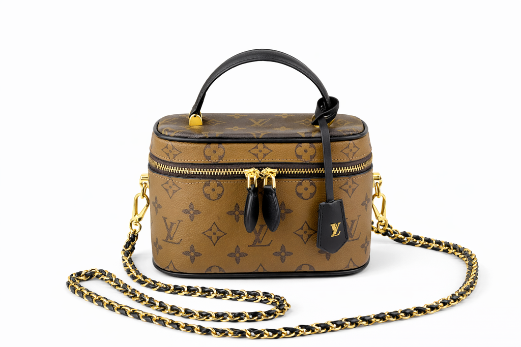 Lv Top Handle Crossbody Box Bag
