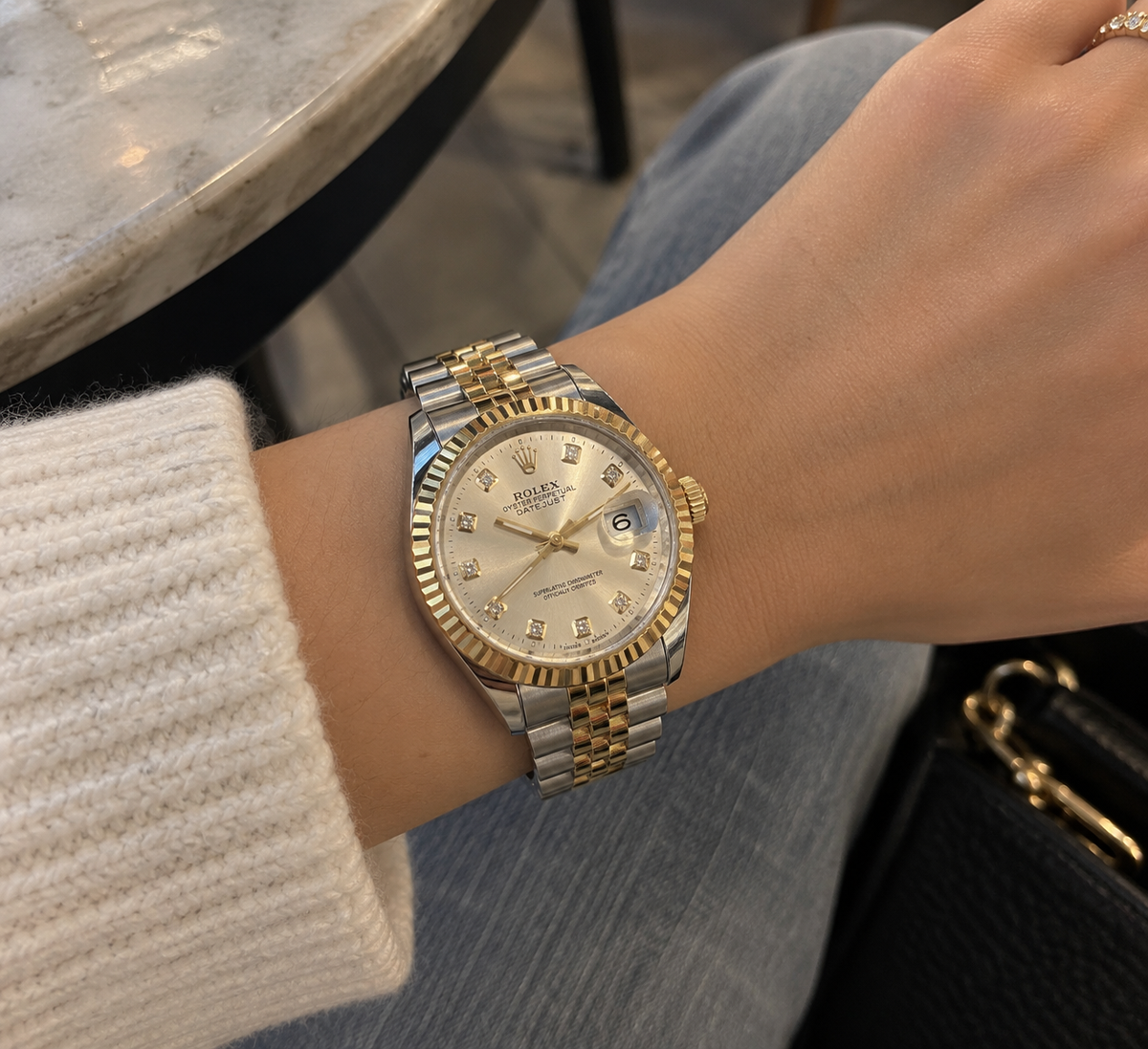 Rolex Datejust Two-Tone Gold & Silver