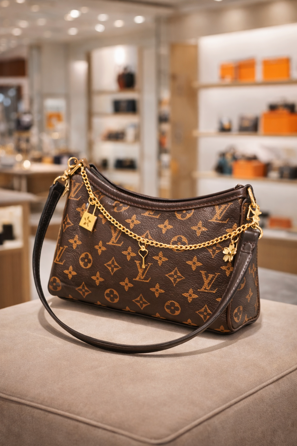 Vora Monogram Pochette Shoulder Bag
