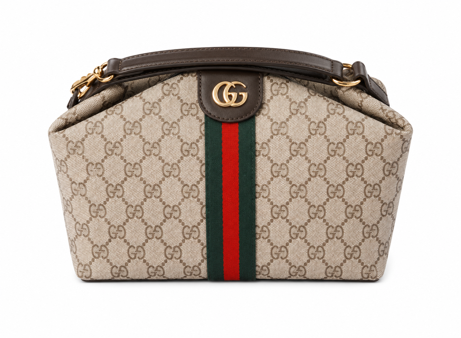 Luxury Black Stripe Crossbody Travel Bag