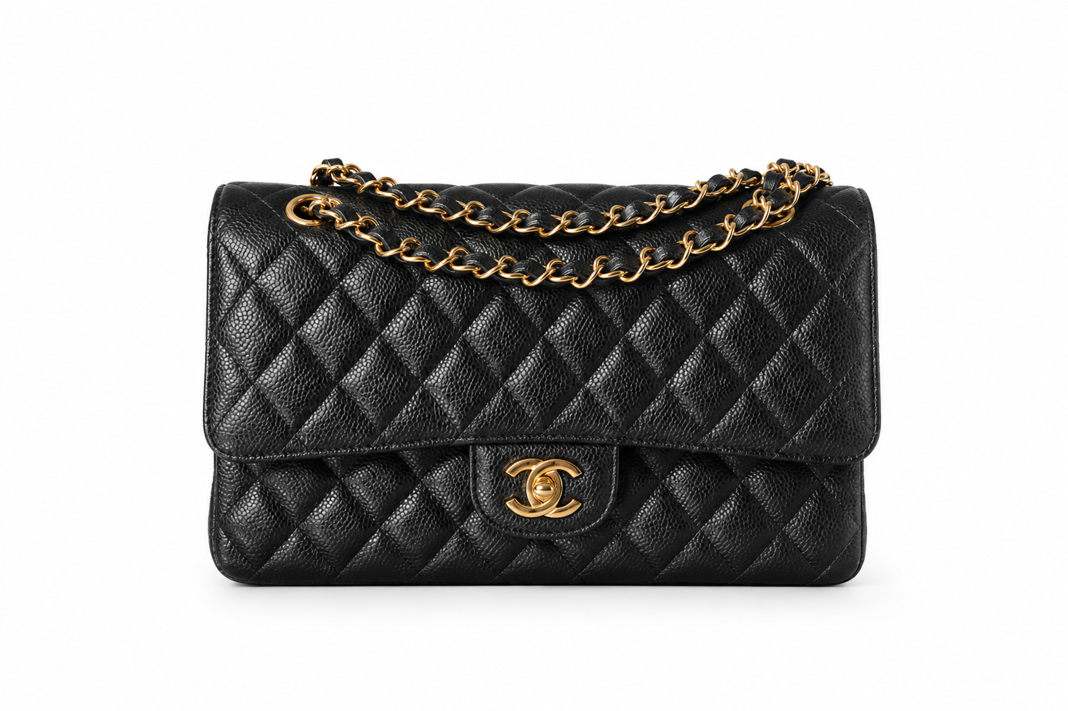CHA Chain Strap Flap Bag