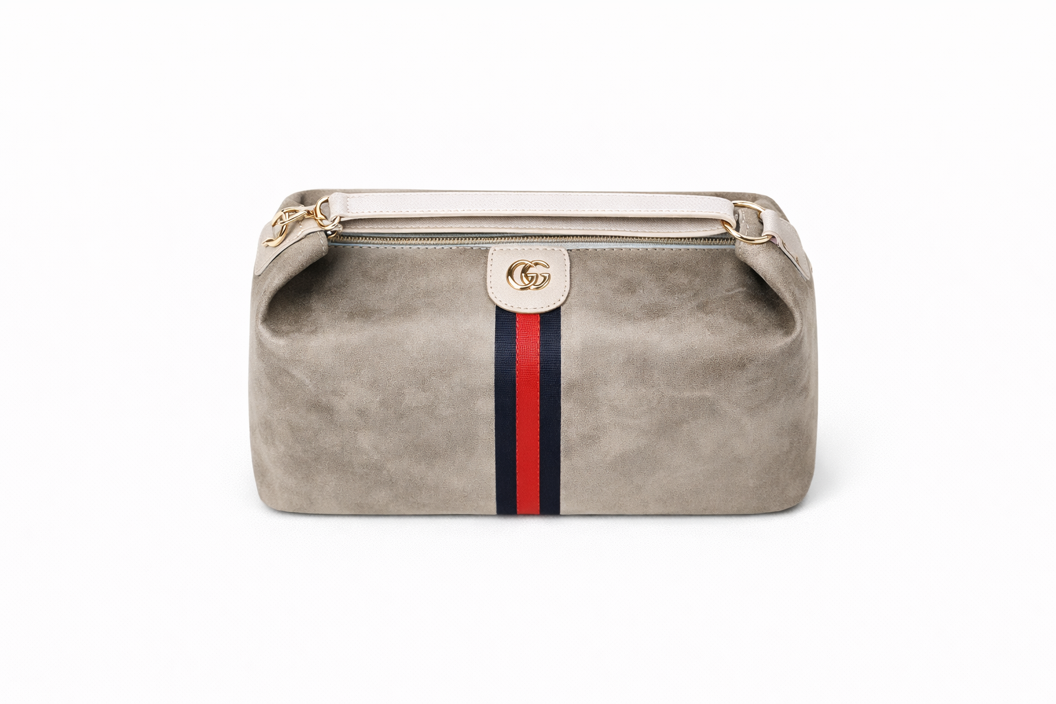 Luxury Black Stripe Crossbody Travel Bag