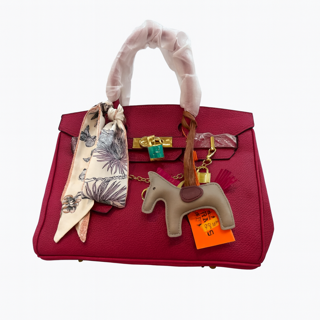 HER Classic Structured Top Handle Crossbody Bag