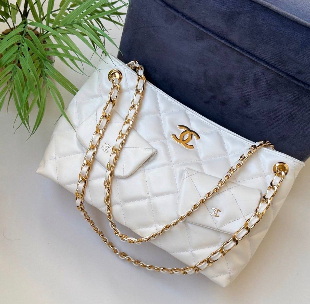 Vora Chain Shoulder Tote Bag