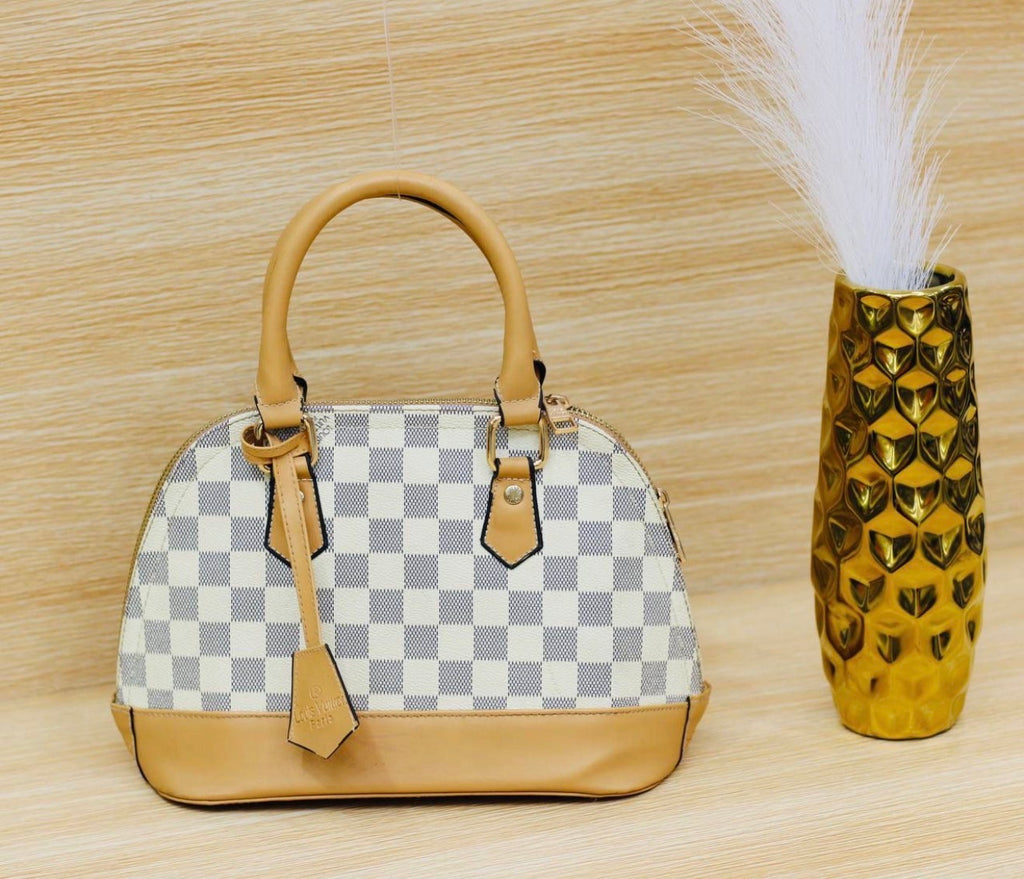 Vora Checkered Dome Handbag