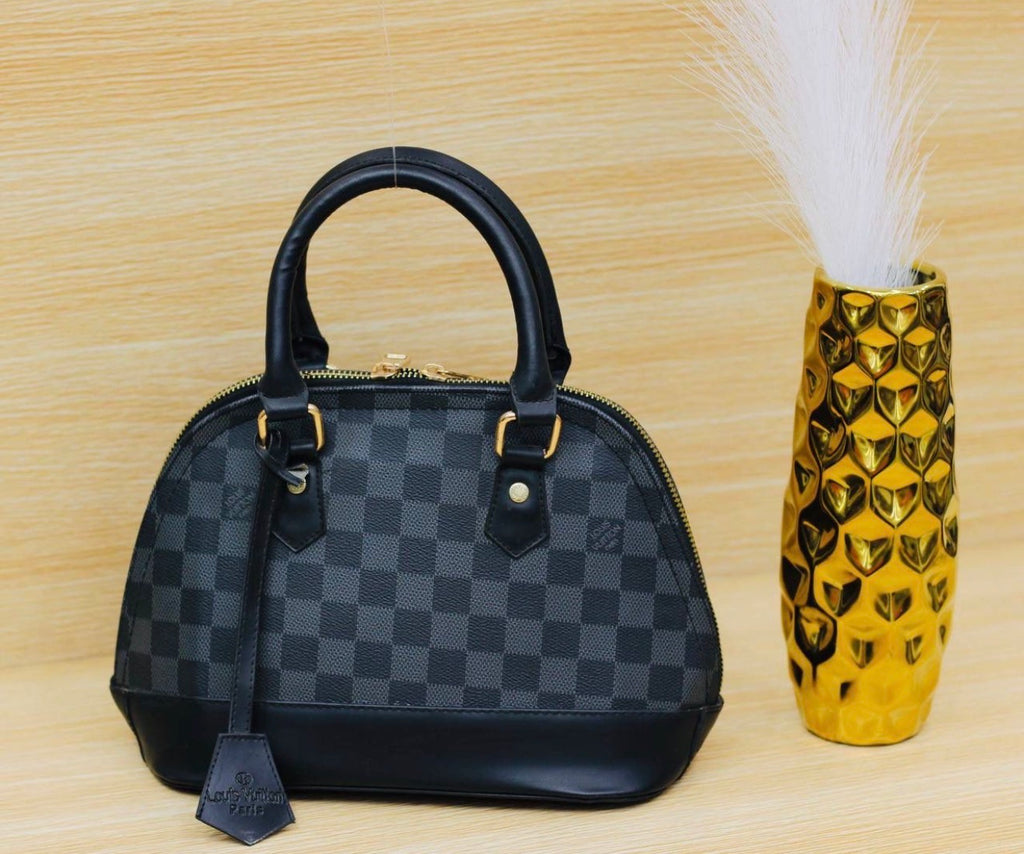Vora Checkered Dome Handbag