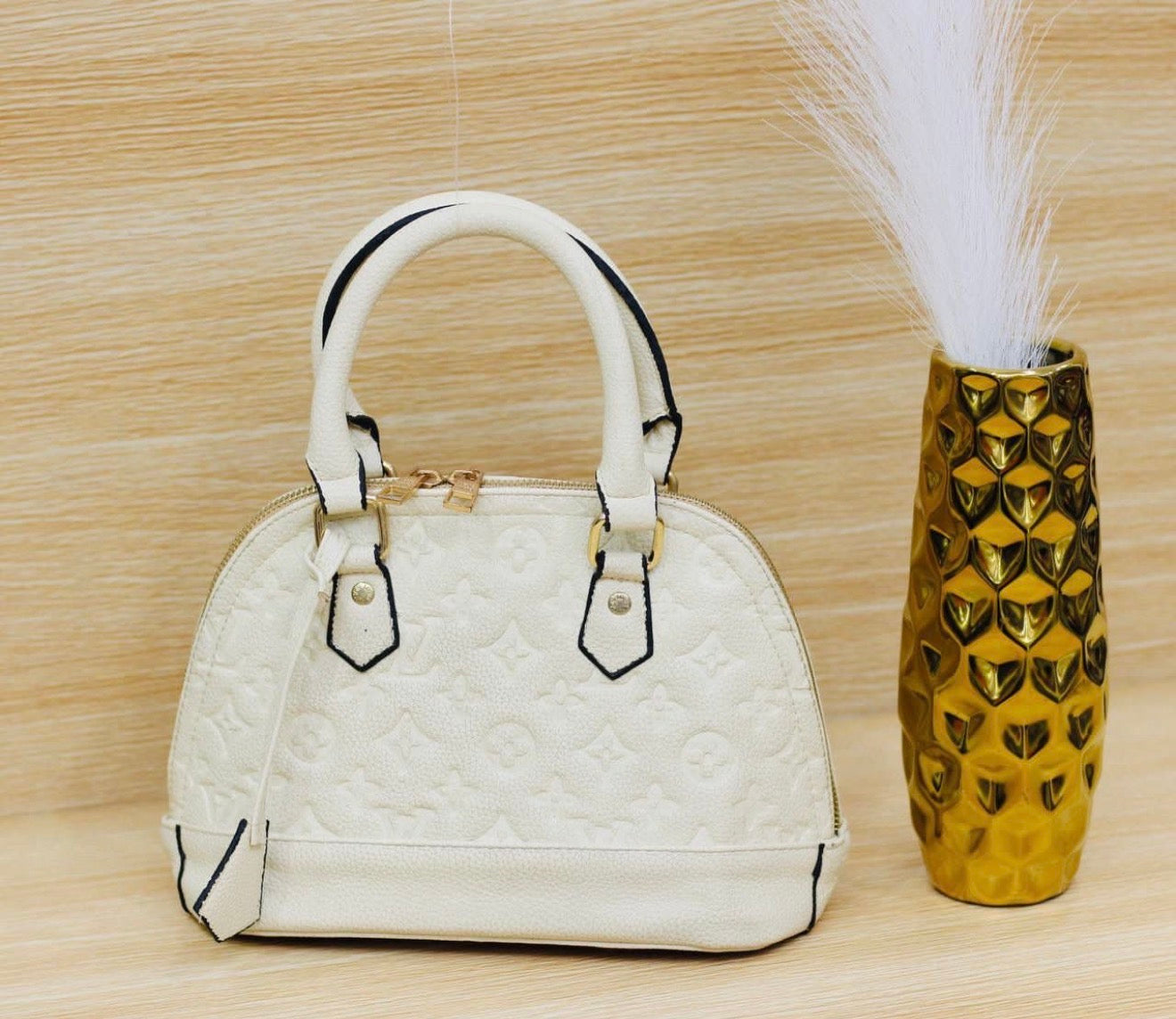Vora Classic Embossed Top Handle Bag