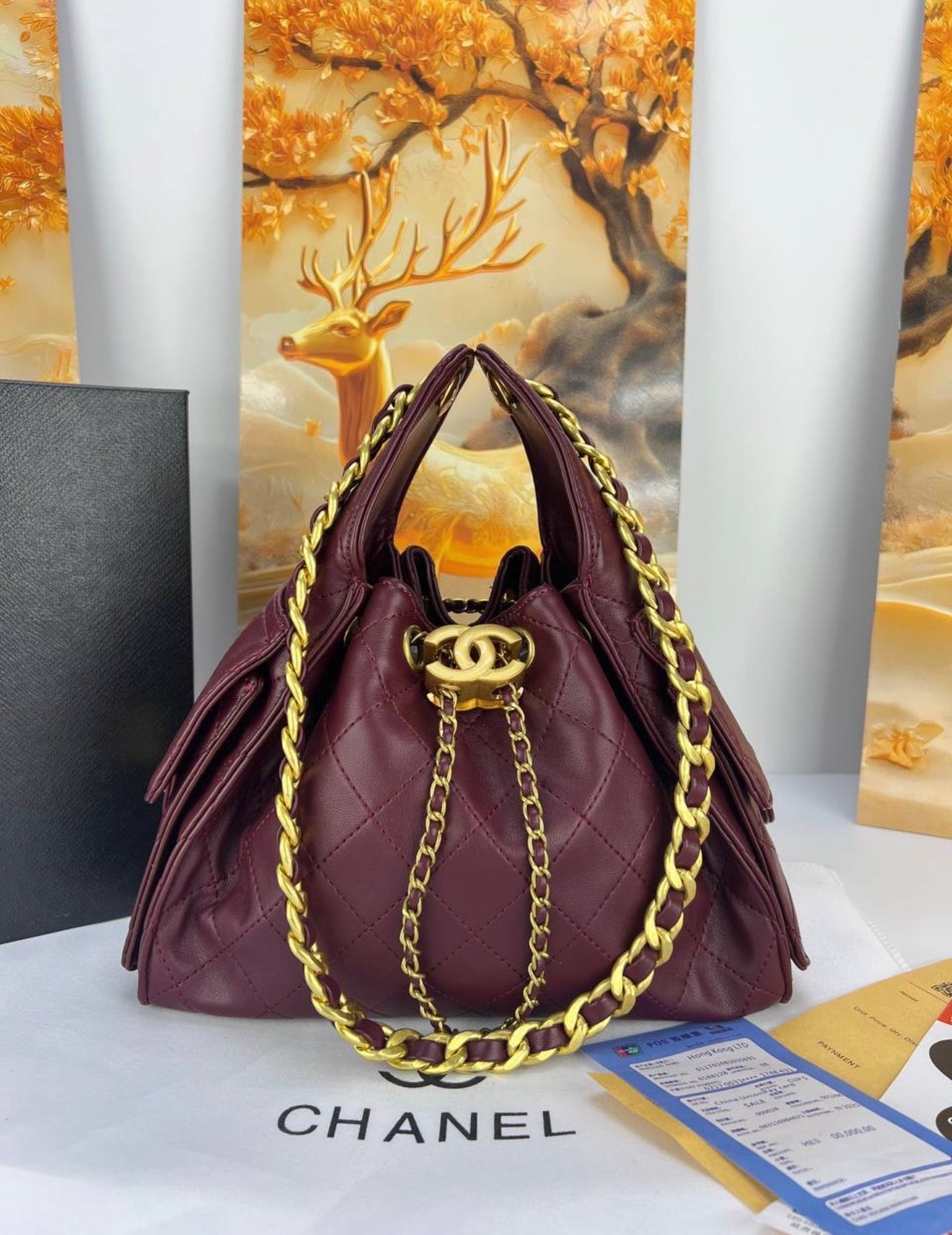 Vora  Drawstring / Hobo Bag