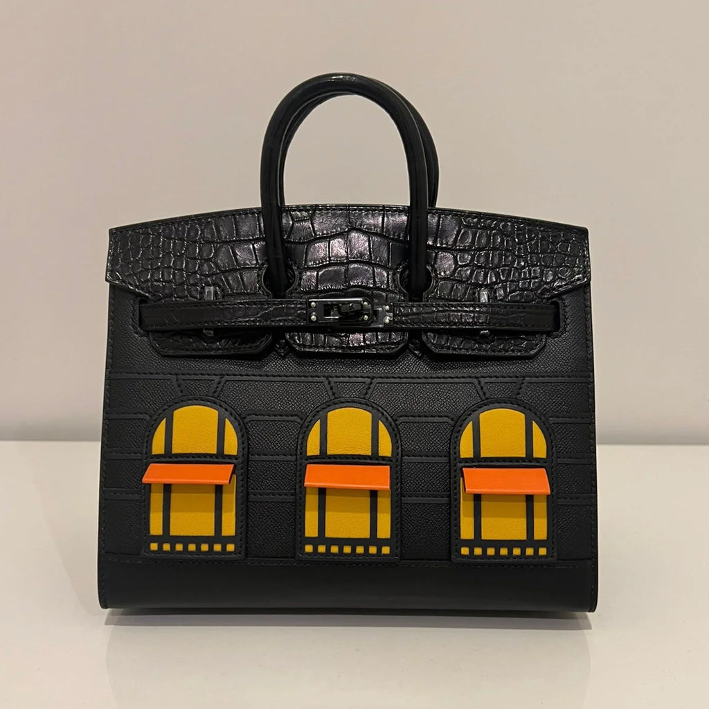 Her Top Handle Tote Bag