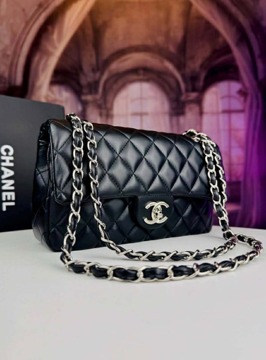 CHA Chain Strap Flap Bag