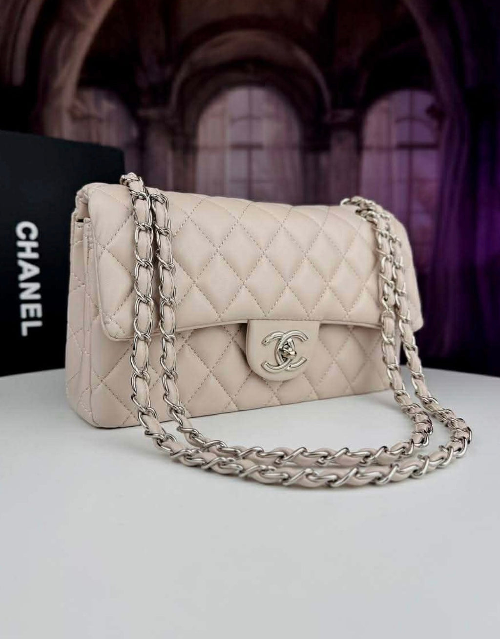 CHA Chain Strap Flap Bag