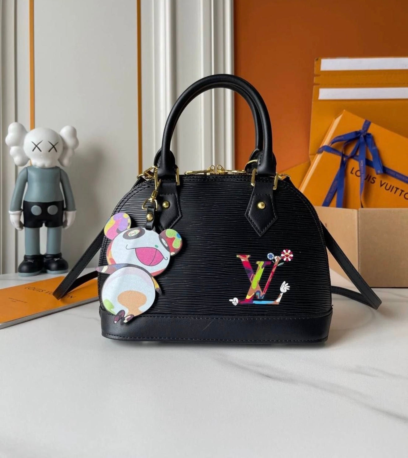 LV Charm Top Handle Bag