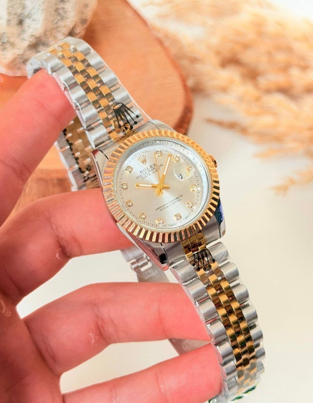 Rolex Datejust Two-Tone Gold & Silver
