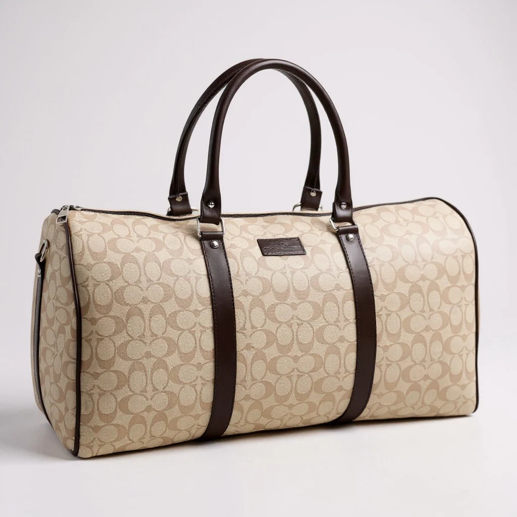 Coach Signature Canvas Duffle Bag