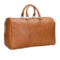 Vora Black Leather Keepall Duffle Bag