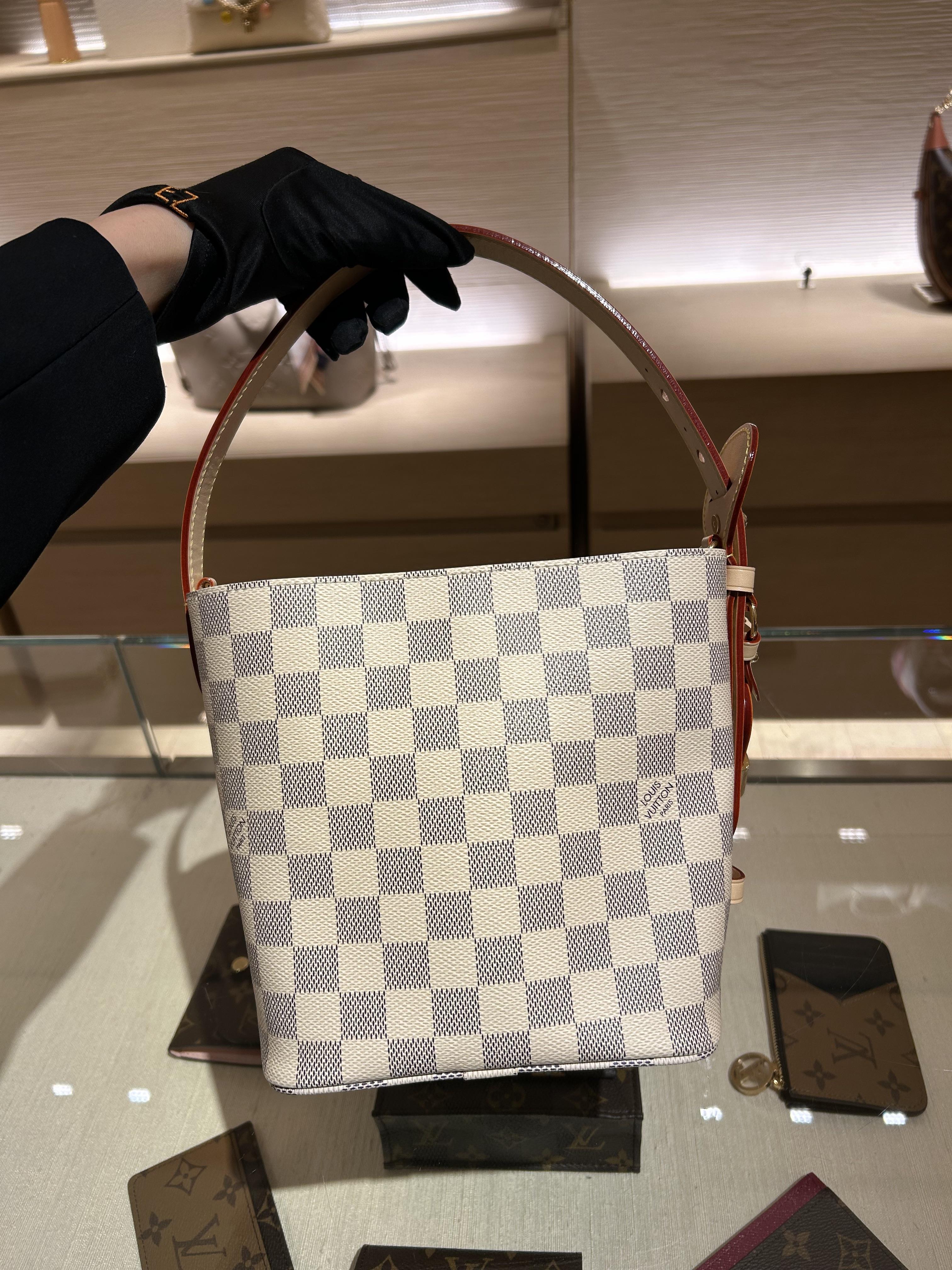 Louis Vuitton Damier Azur Bucket Bag