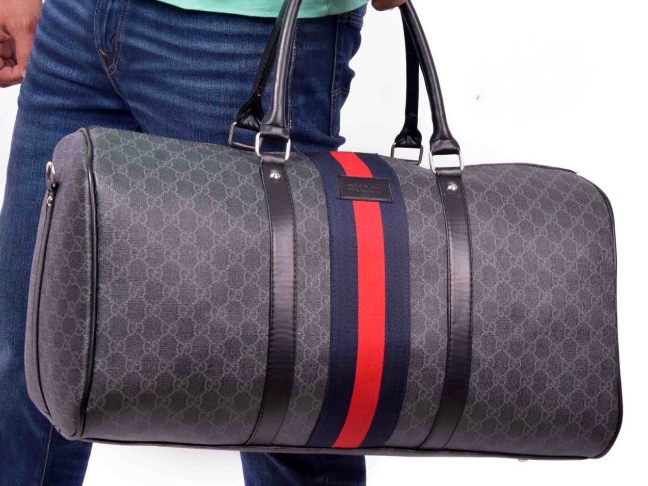 Vora Supreme Web Stripe Duffle Bag