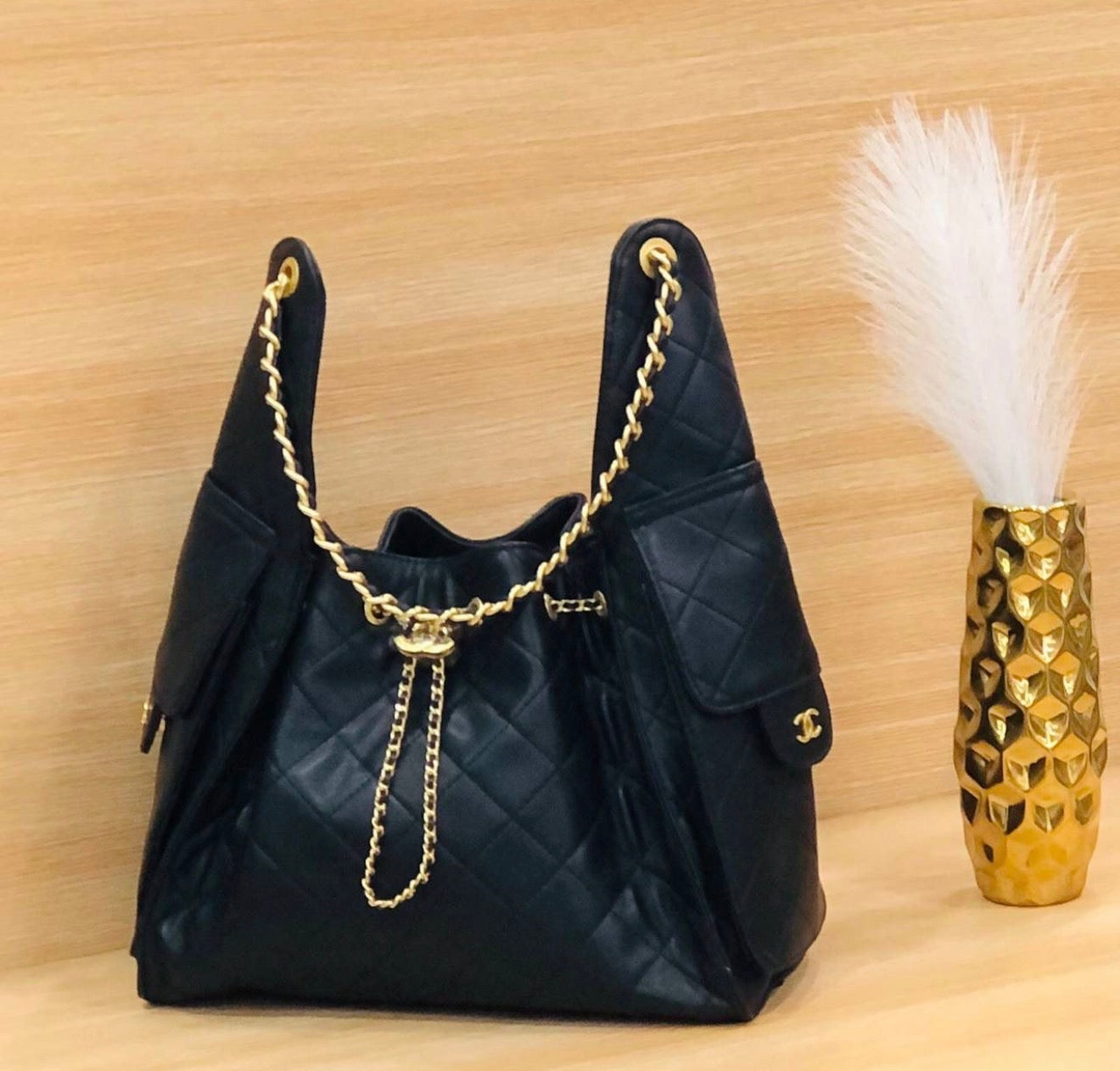 CHA Drawstring / Hobo Bag