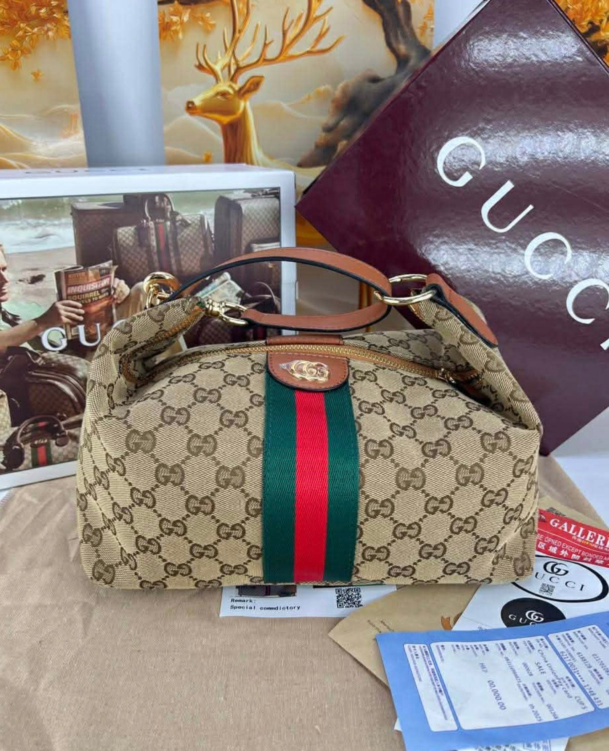 GG Top Handle Mini Shoulder Bag