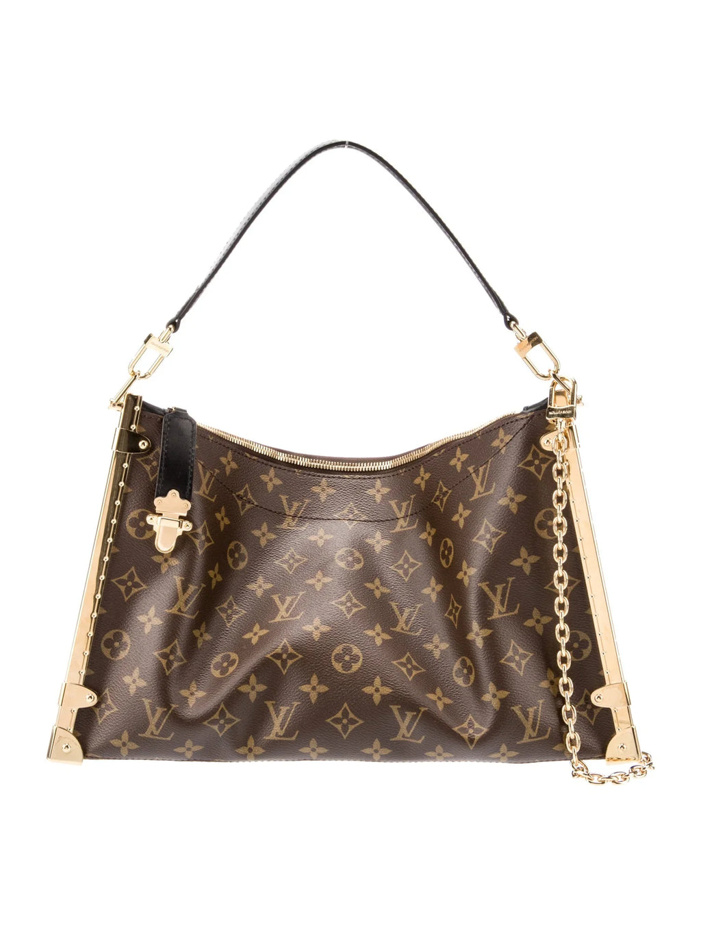 Lv Chain Detail Shoulder Bag