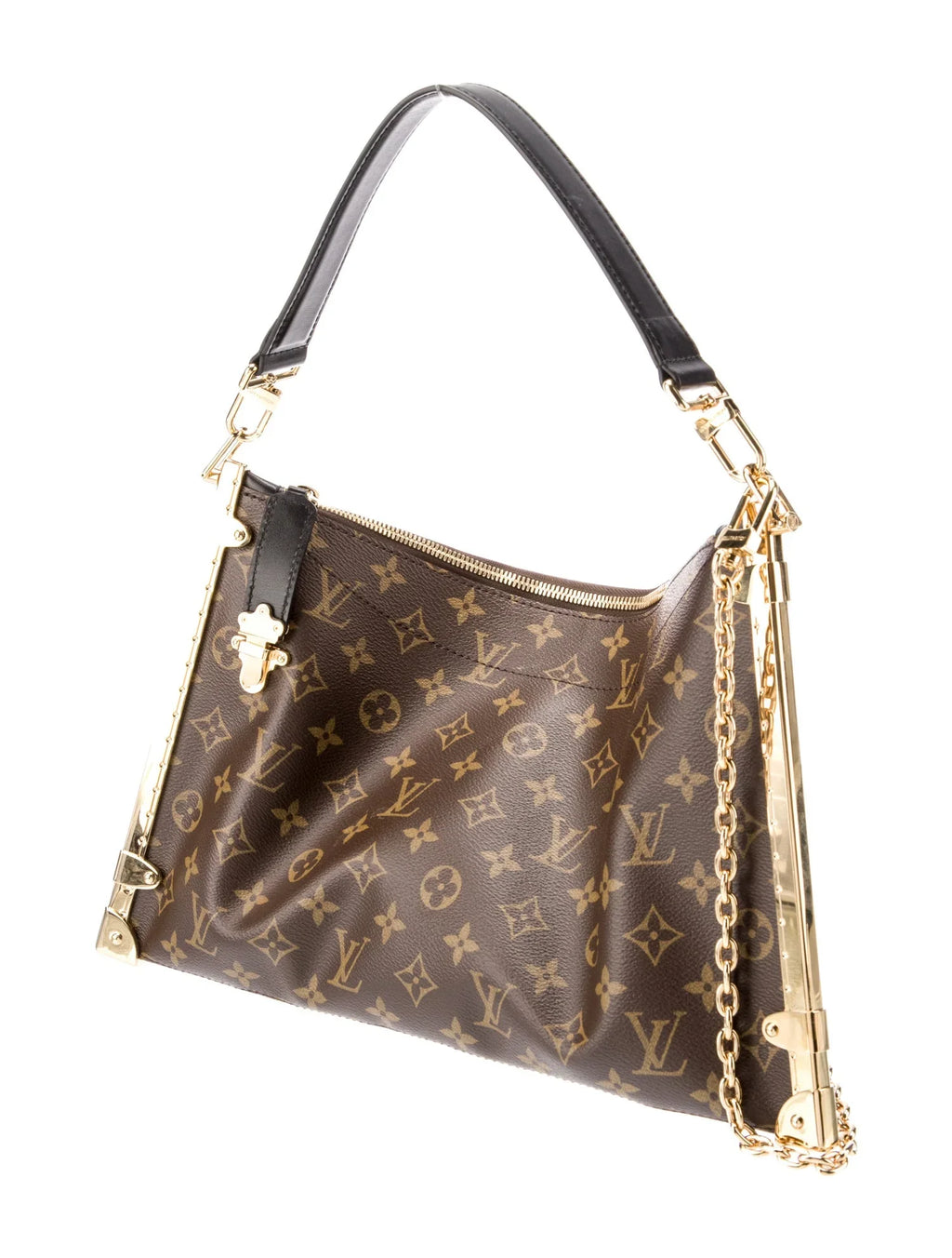 Lv Chain Detail Shoulder Bag