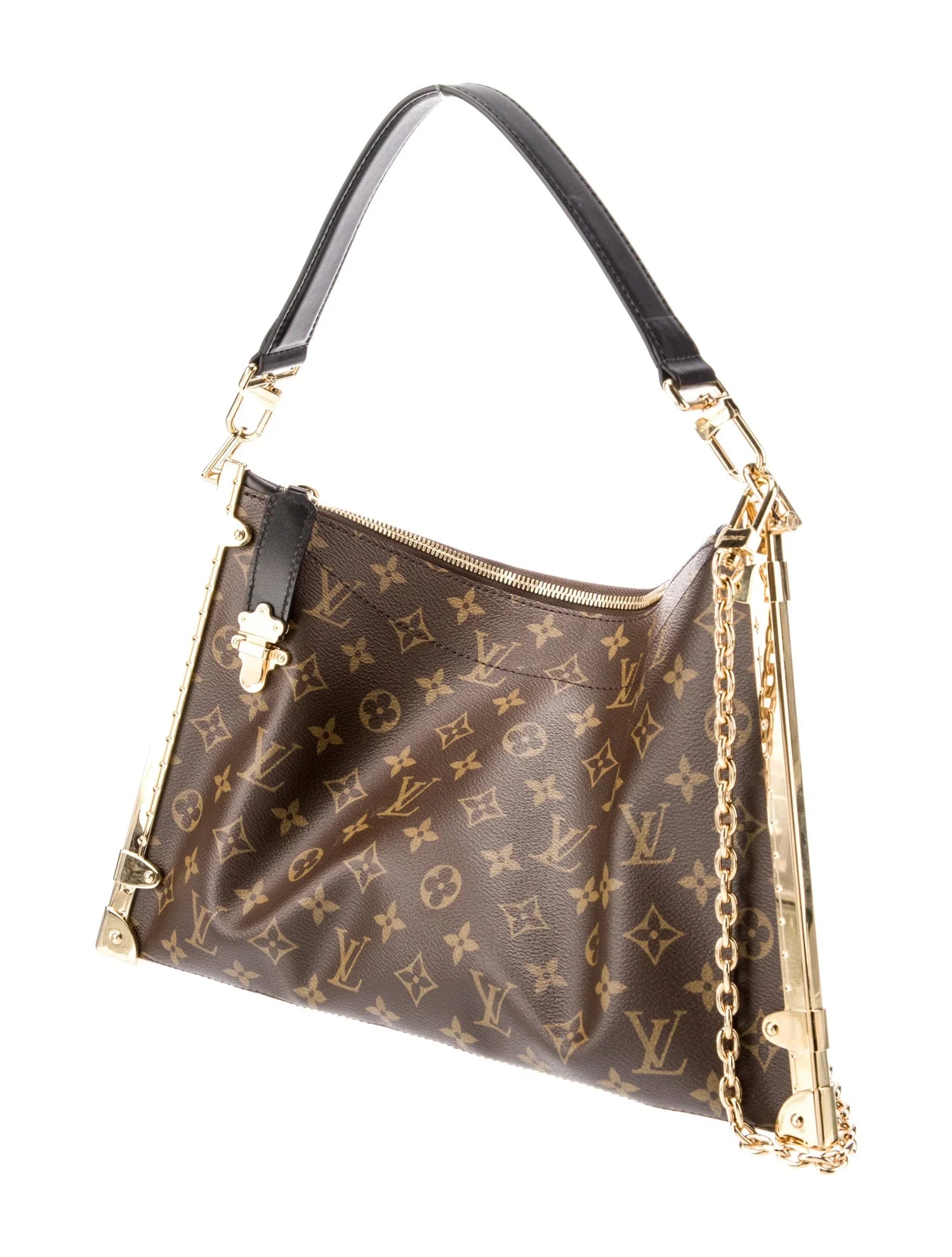 Lv Chain Detail Shoulder Bag