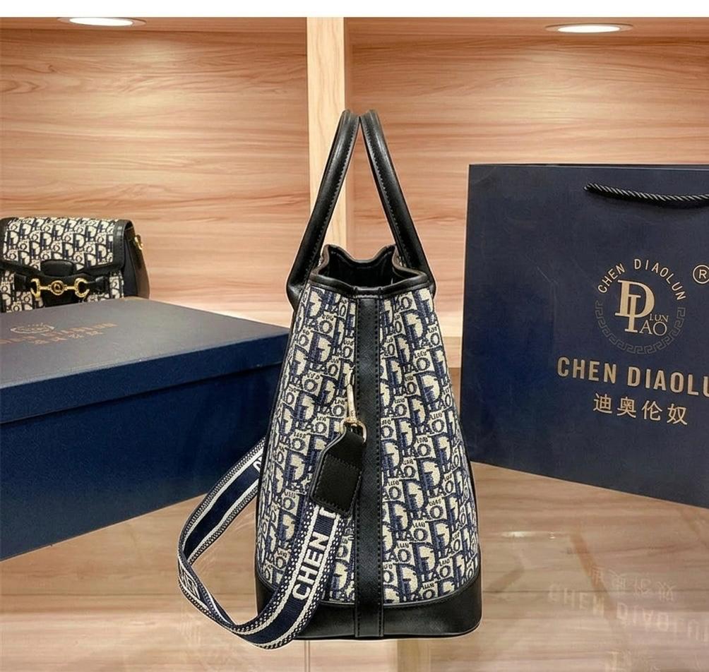 Dior Oblique Canvas Tote Bag