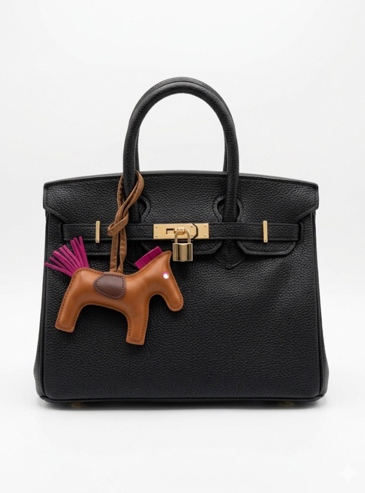 Luxe Structured Tote Bag with Lock