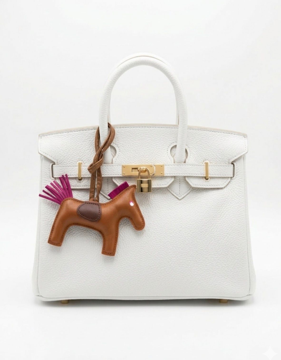 Luxe Structured Tote Bag with Lock
